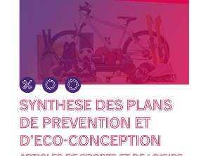 Synthèse des plans de préventions et d’éco-conception pour les Articles de Sport et de Loisirs - ASL